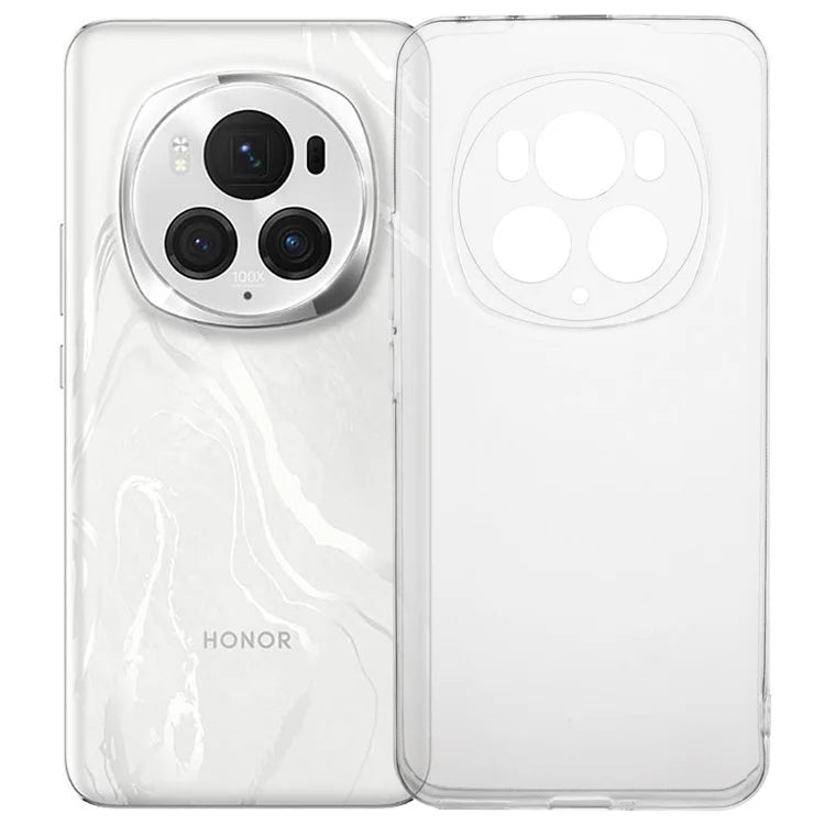 For Honor Magic6 Pro 5G Case Watermark-Free TPU Clear Phone Cover Glossy Surface