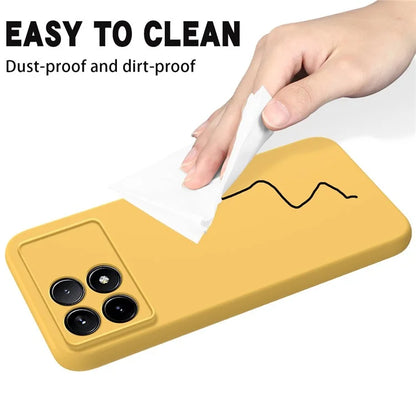 For Xiaomi Poco F6 Pro 5G / Redmi K70 5G / K70 Pro 5G Case Liquid Silicone Anti-Scratch Phone Cover with Strap