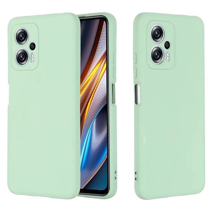 For Xiaomi Redmi Note 12T Pro 5G Case Liquid Silicone Protective Phone Cover with Strap