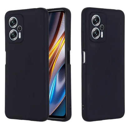 For Xiaomi Redmi Note 12T Pro 5G Case Liquid Silicone Protective Phone Cover with Strap