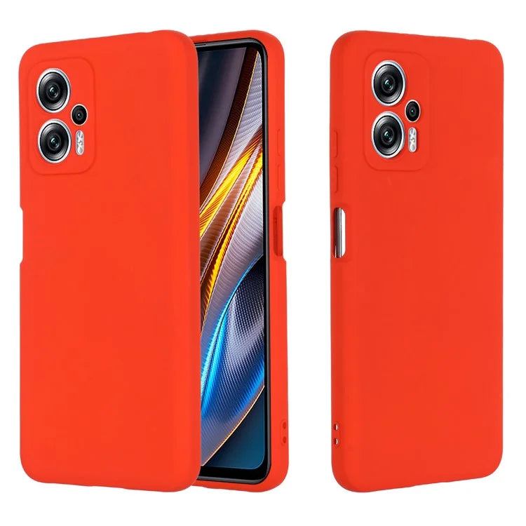 For Xiaomi Redmi Note 12T Pro 5G Case Liquid Silicone Protective Phone Cover with Strap