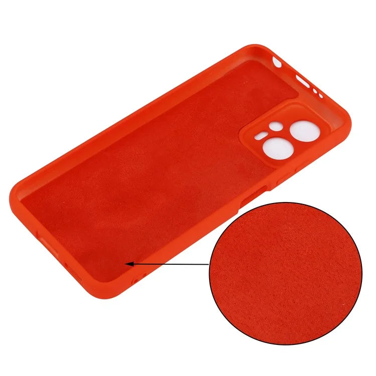 For Xiaomi Redmi Note 12T Pro 5G Case Liquid Silicone Protective Phone Cover with Strap