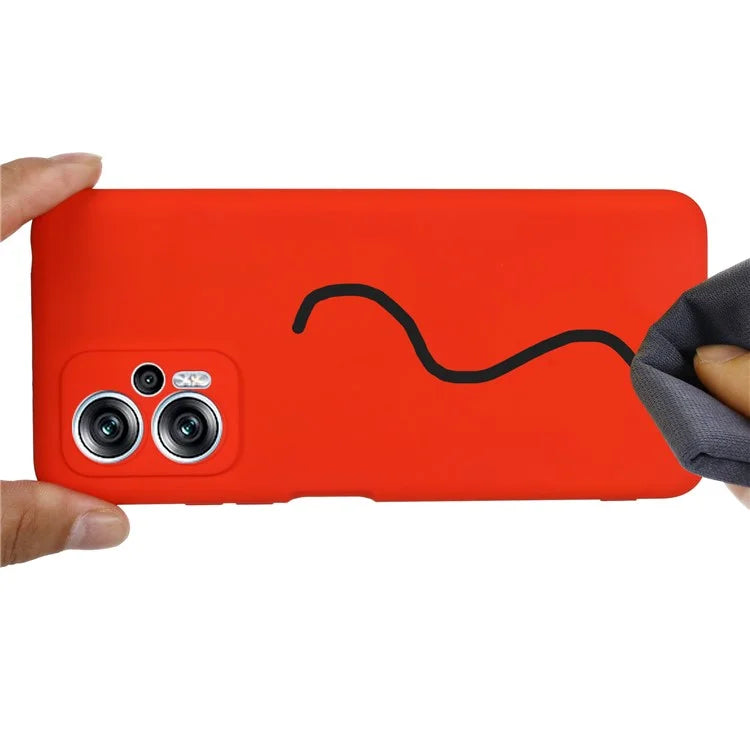 For Xiaomi Redmi Note 12T Pro 5G Case Liquid Silicone Protective Phone Cover with Strap