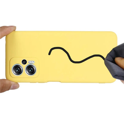 For Xiaomi Redmi Note 12T Pro 5G Case Liquid Silicone Protective Phone Cover with Strap