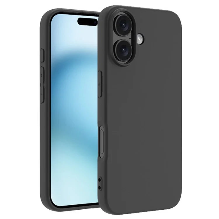 For iPhone 16 Case Matte Soft TPU Anti-Fingerprint Phone Cover