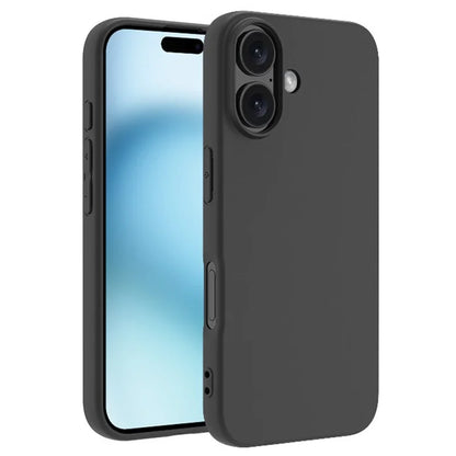 For iPhone 16 Case Matte Soft TPU Anti-Fingerprint Phone Cover