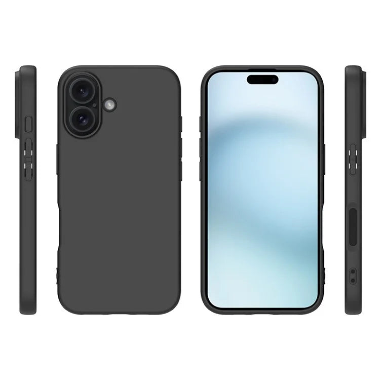 For iPhone 16 Plus TPU Case Matte Mobile Phone Protective Cover