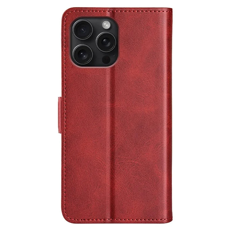 For iPhone 16 Pro Max Case Folio Flip Leather Wallet Stand Phone Cover