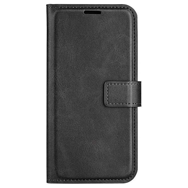For iPhone 16 Pro Max Case Calf Texture PU Leather Folio Flip Wallet Phone Cover