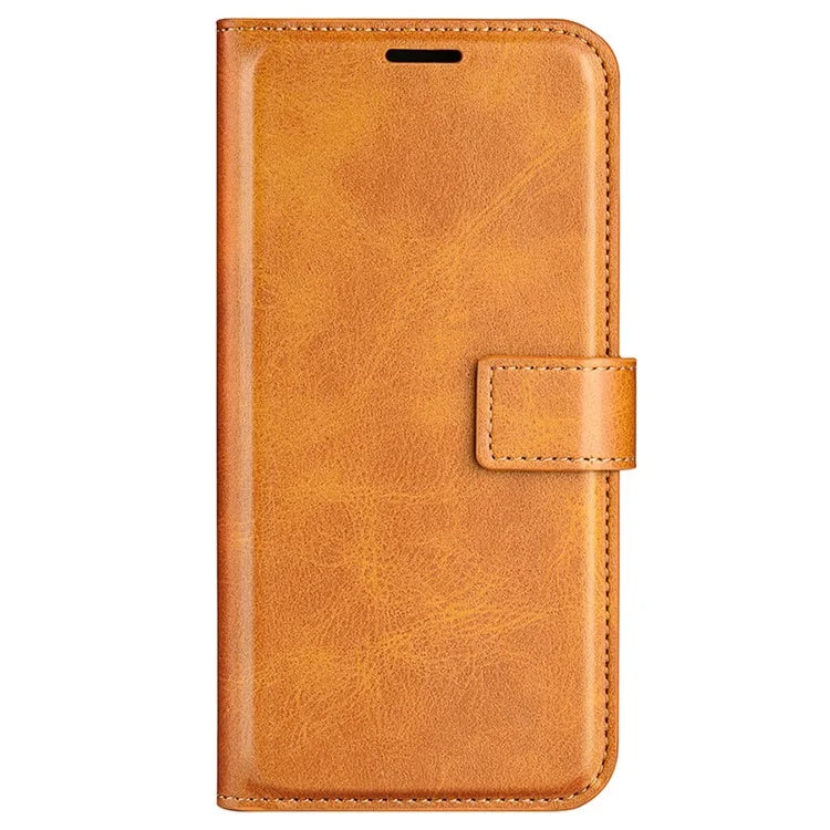 For iPhone 16 Pro Max Case Calf Texture PU Leather Folio Flip Wallet Phone Cover