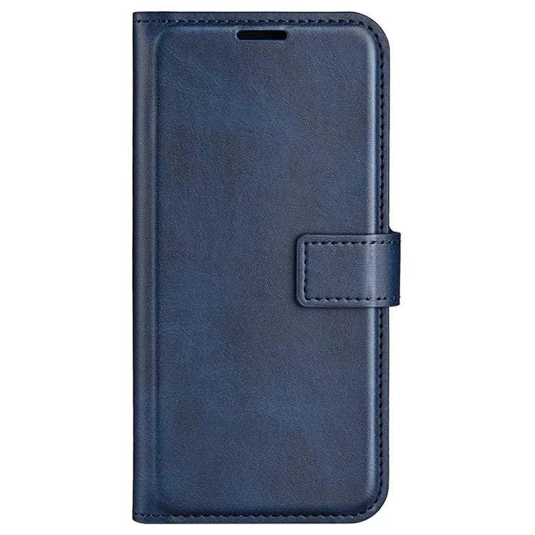 For iPhone 16 Pro Max Case Calf Texture PU Leather Folio Flip Wallet Phone Cover