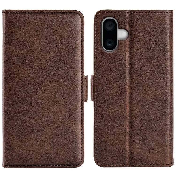 For iPhone 16 Plus Case Folio Flip Leather Wallet Stand Phone Cover