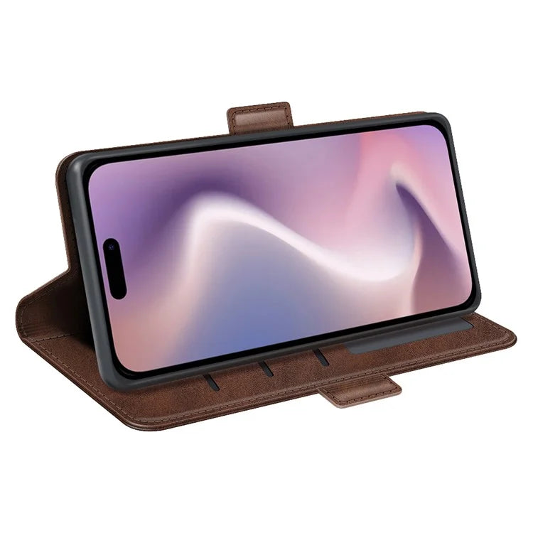 For iPhone 16 Plus Case Folio Flip Leather Wallet Stand Phone Cover