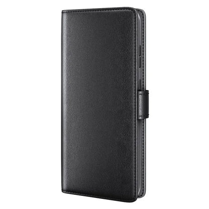 For iPhone 16 Plus Case Wallet Genuine Split Leather Phone Cover Magnetic Clasp