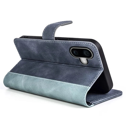 For iPhone 16 Case Wallet Dual Color Flip Leather Phone Cover