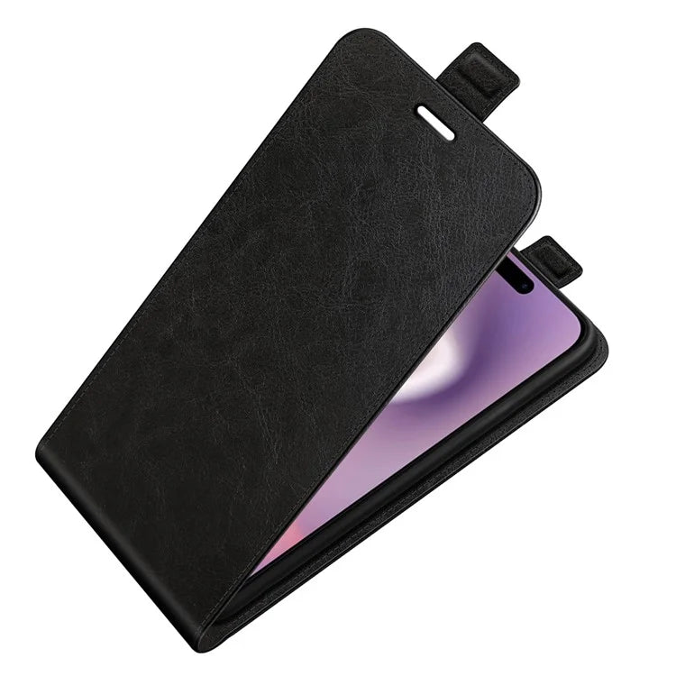 For iPhone 16 Case Card Slots Vertical Flip PU Leather Phone Cover