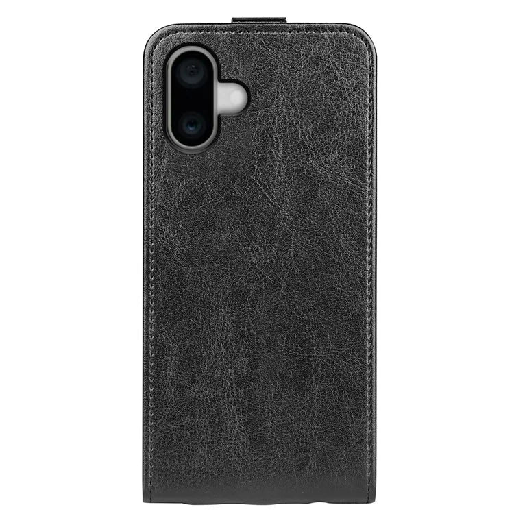 For iPhone 16 Case Card Slots Vertical Flip PU Leather Phone Cover