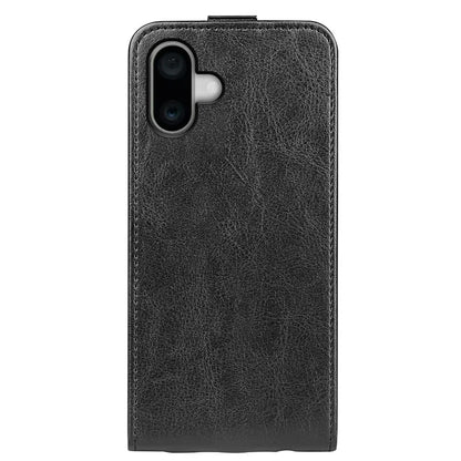 For iPhone 16 Case Card Slots Vertical Flip PU Leather Phone Cover