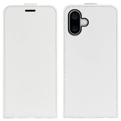 For iPhone 16 Case Card Slots Vertical Flip PU Leather Phone Cover