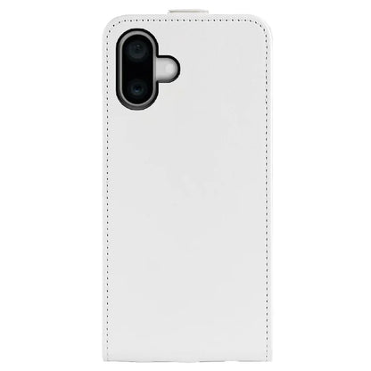 For iPhone 16 Case Card Slots Vertical Flip PU Leather Phone Cover