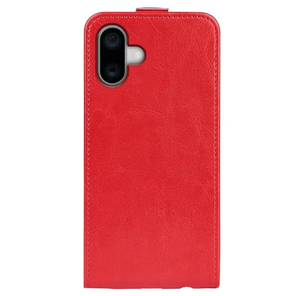 For iPhone 16 Case Card Slots Vertical Flip PU Leather Phone Cover