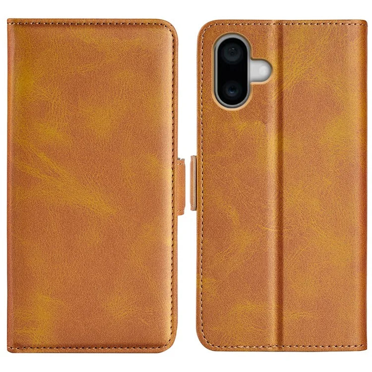 For iPhone 16 Case Folio Flip Leather Wallet Stand Phone Cover