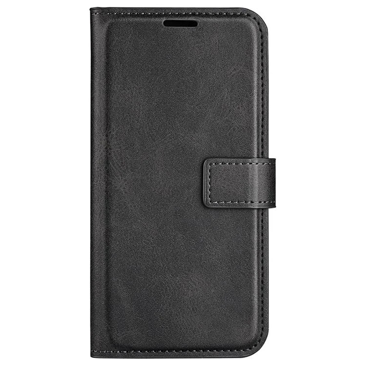 For iPhone 16 Case Calf Texture PU Leather Folio Flip Phone Wallet Cover