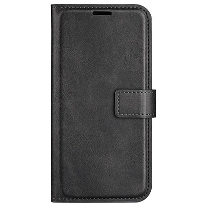 For iPhone 16 Case Calf Texture PU Leather Folio Flip Phone Wallet Cover