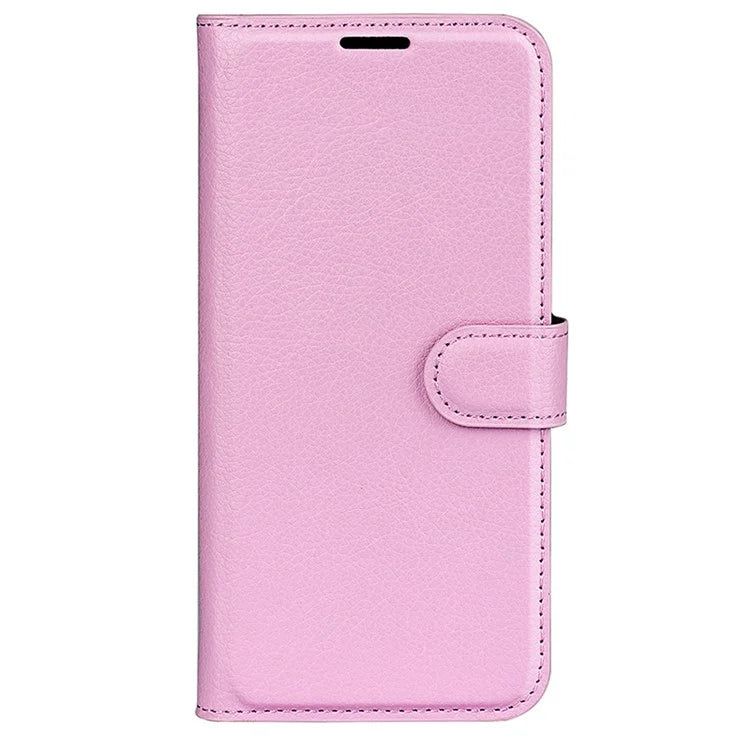 For iPhone 16 Case Wallet Leather Phone Cover Litchi Texture