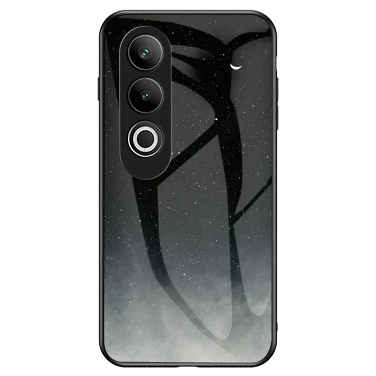 For OnePlus Nord CE4 5G Case Starry Sky Pattern Tempered Glass Phone Cover