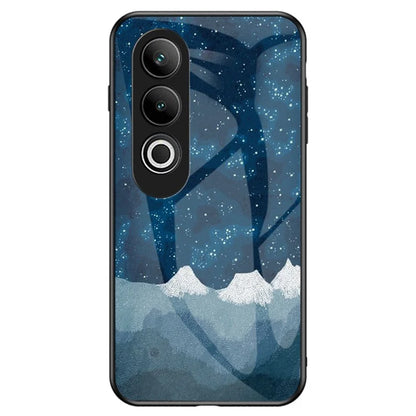 For OnePlus Nord CE4 5G Case Starry Sky Pattern Tempered Glass Phone Cover