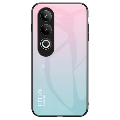 For OnePlus Nord CE4 5G Case Tempered Glass Gradient Color Phone Cover