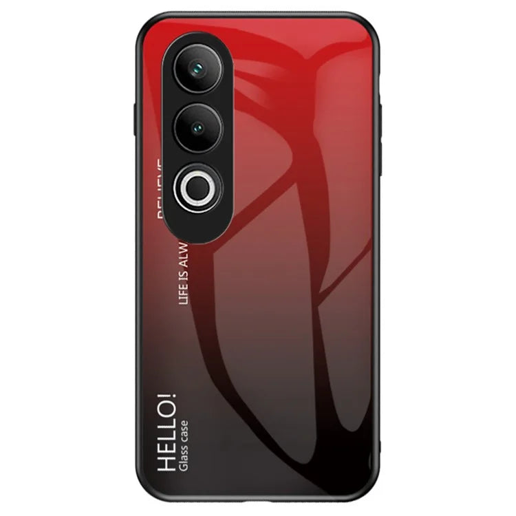 For OnePlus Nord CE4 5G Case Tempered Glass Gradient Color Phone Cover