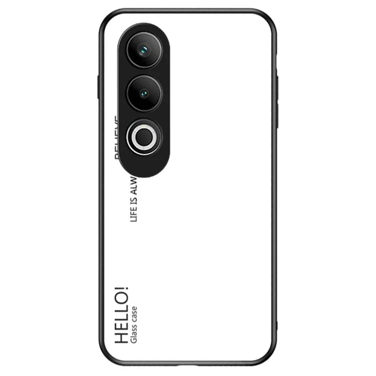 For OnePlus Nord CE4 5G Case Tempered Glass Gradient Color Phone Cover