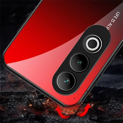 For OnePlus Nord CE4 5G Case Tempered Glass Gradient Color Phone Cover