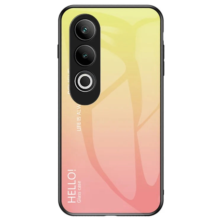 For OnePlus Nord CE4 5G Case Tempered Glass Gradient Color Phone Cover