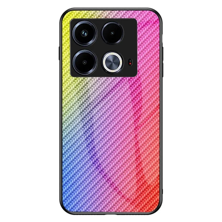 For Infinix Note 40 Case Tempered Glass Shockproof Phone Cover