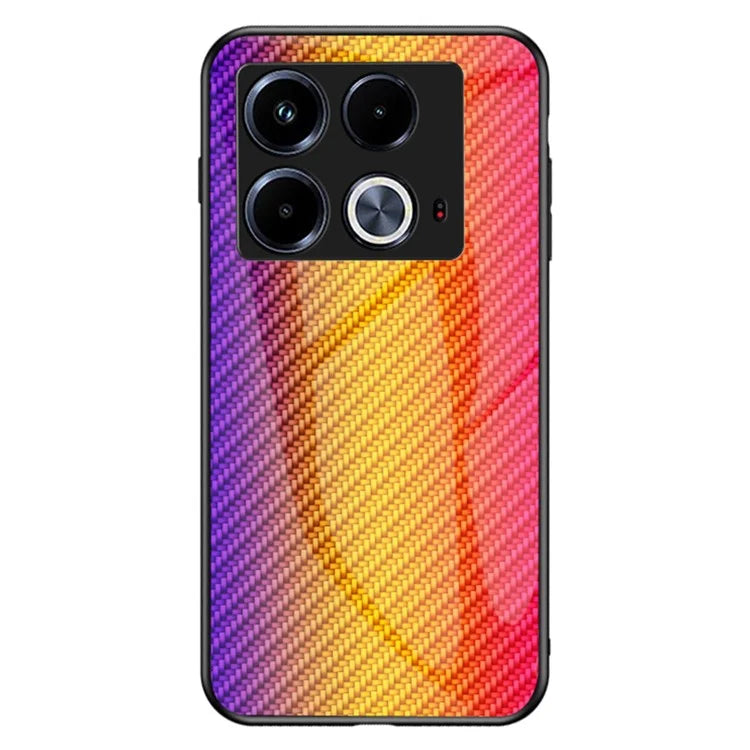 For Infinix Note 40 Case Tempered Glass Shockproof Phone Cover