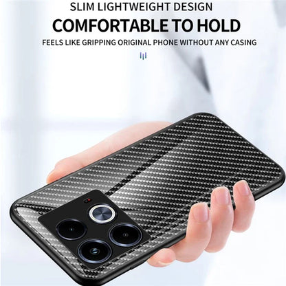 For Infinix Note 40 Case Tempered Glass Shockproof Phone Cover