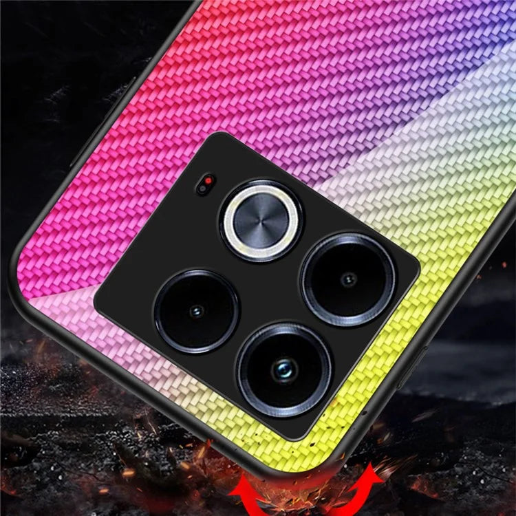 For Infinix Note 40 Case Tempered Glass Shockproof Phone Cover