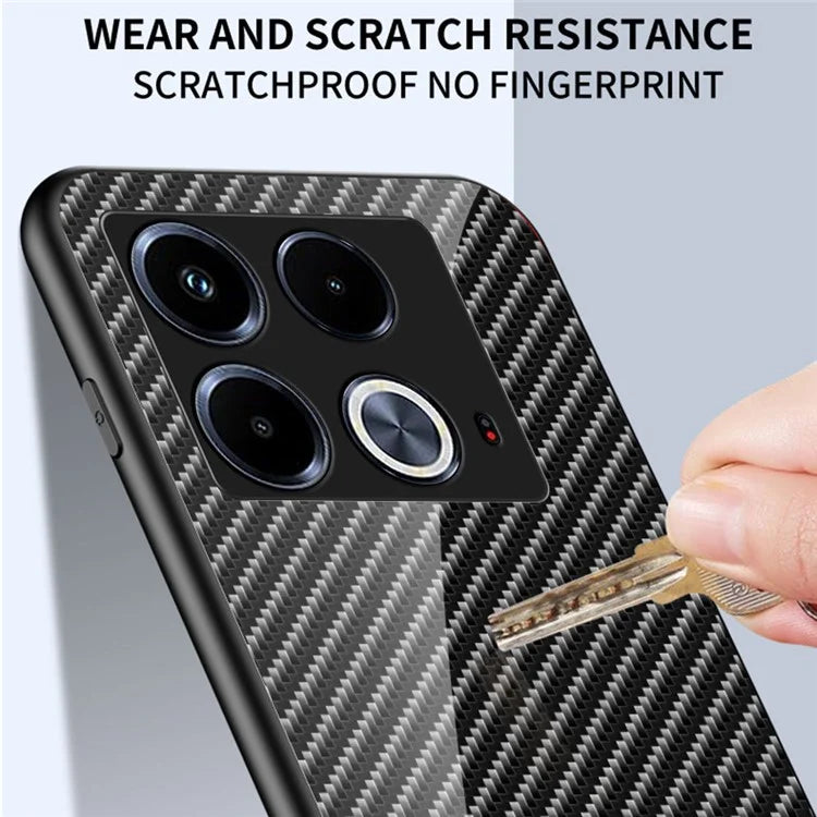 For Infinix Note 40 Case Tempered Glass Shockproof Phone Cover