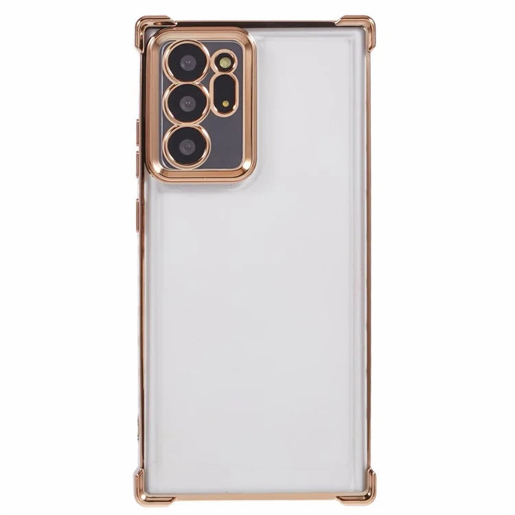 For Samsung Galaxy Note20 Ultra / Note20 Ultra 5G Case Electroplated TPU Phone Cover