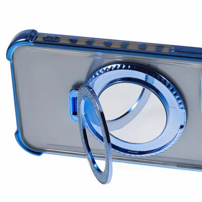 For Samsung Galaxy Note20 Ultra / Note20 Ultra 5G Case Electroplating TPU Cover with Kickstand Mirror