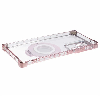 For Samsung Galaxy Note20 Ultra / Note20 Ultra 5G Case Electroplating TPU Cover with Kickstand Mirror