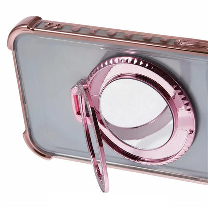 For Samsung Galaxy Note20 Ultra / Note20 Ultra 5G Case Electroplating TPU Cover with Kickstand Mirror