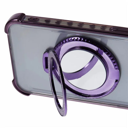 For Samsung Galaxy Note20 Ultra / Note20 Ultra 5G Case Electroplating TPU Cover with Kickstand Mirror