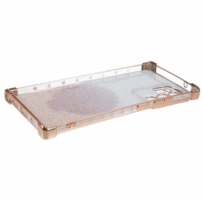 For Samsung Galaxy Note20 Ultra / Note20 Ultra 5G Case TPU Glitter Phone Cover Kickstand Mirror