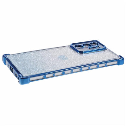 For Samsung Galaxy Note20 Ultra / Note20 Ultra 5G Case Heart Pattern Electroplating TPU Glitter Phone Cover