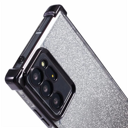 For Samsung Galaxy Note20 Ultra / Note20 Ultra 5G Case TPU Gradient Glitter Phone Cover Love Heart Frame