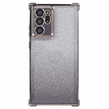 For Samsung Galaxy Note20 Ultra / Note20 Ultra 5G Case TPU Gradient Glitter Phone Cover Love Heart Frame